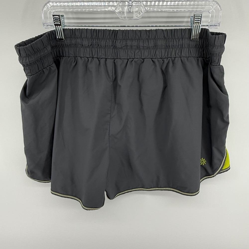 Athleta Gray Athletic Shorts Women's Size Medium Elastic Waist Drawstring